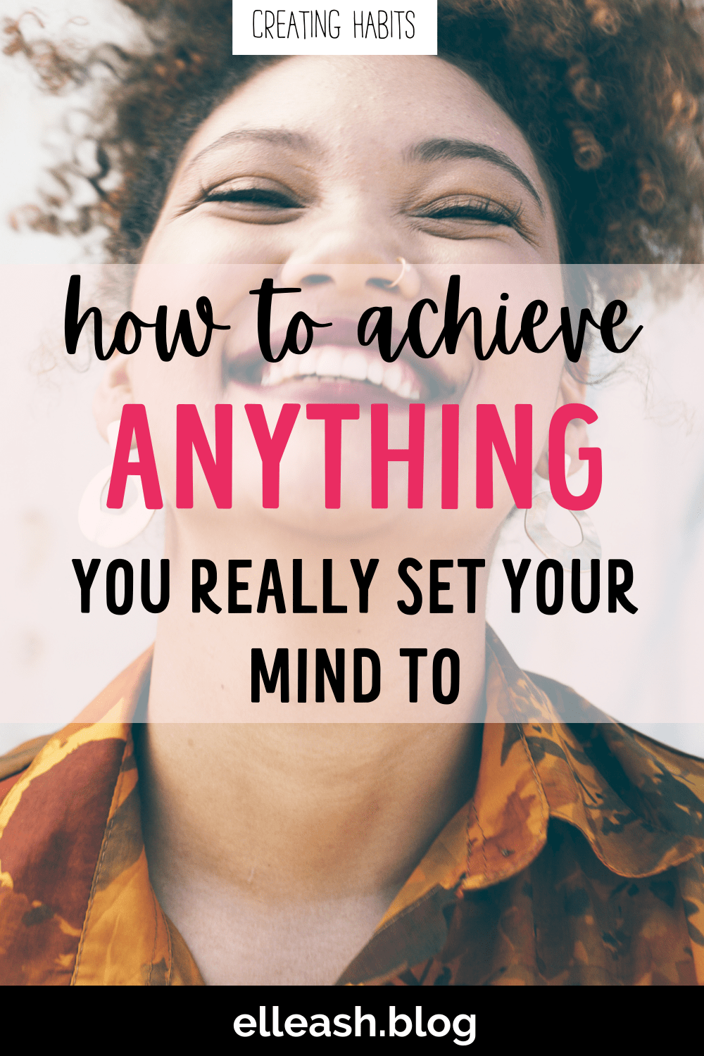 achieve anything you want with small habits