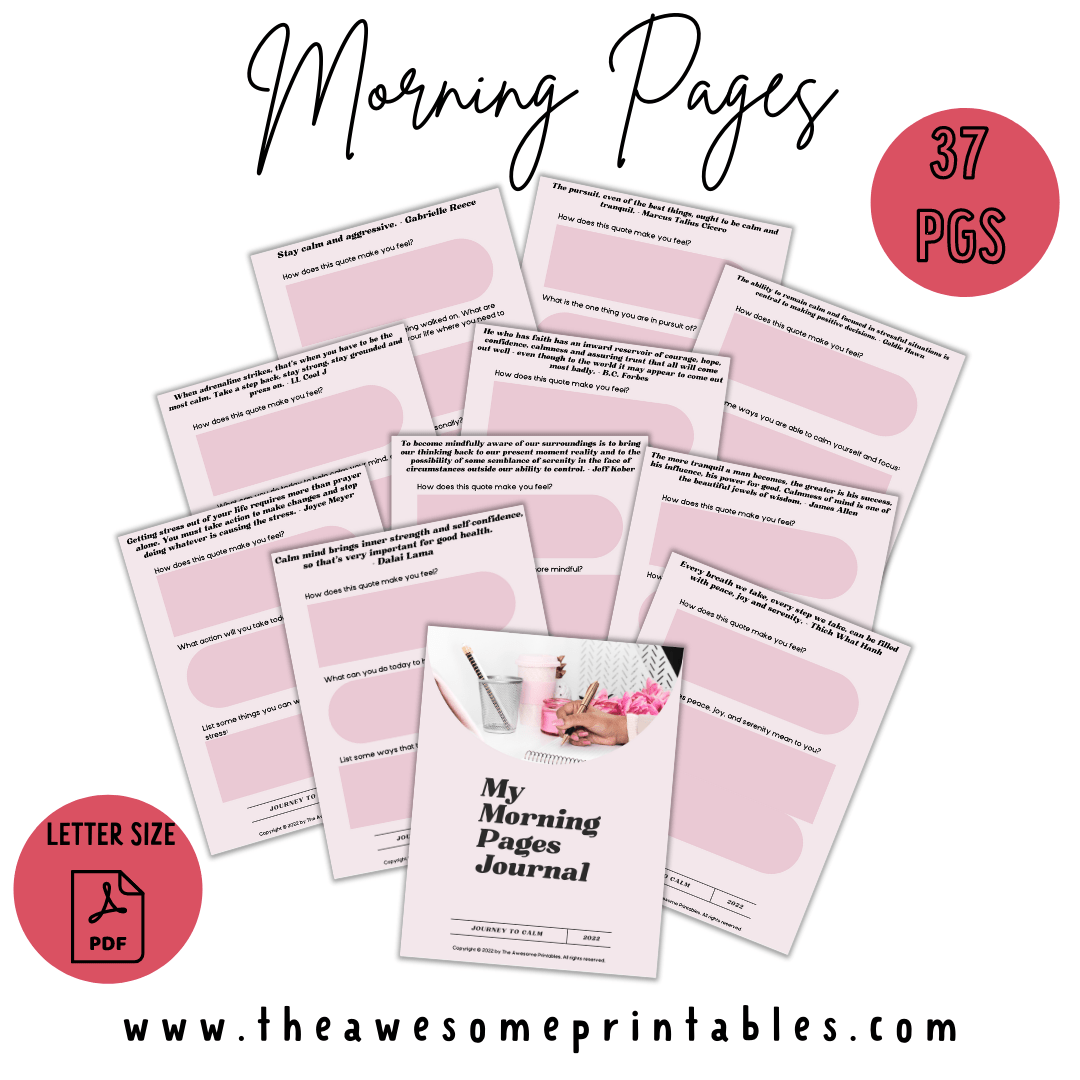 morning pages stay calm at work